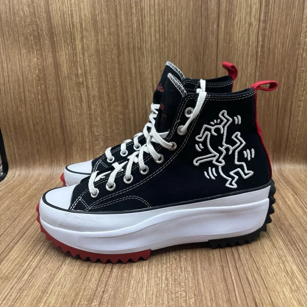 Converse Keith Haring x Run Star‎ Hike 171859C Men’s 8.5 Women’s 10 Sneakers - Picture 3 of 14